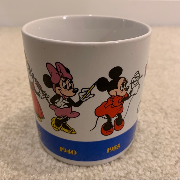 Disney Minnie Mouse Thru The Years Ceramic Coffee Tea Mug Cup Drinkware Applause - Picture 7 of 12